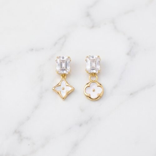 Luxury_jewelry_product_image_2K_202608031847 Crystal-Topped Blossom Monogram Drop Earrings ( LV-Louis Vuitton )
