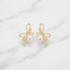 Luxury_jewelry_product_image_2K_202608031933 Golden Bow-Tie & Pearl Drop Earrings