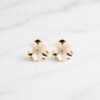 Mother-of-Pearl Blossom Stud Earrings