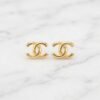 Classic Interlocking Monogram Stud Earrings ( Chenal )