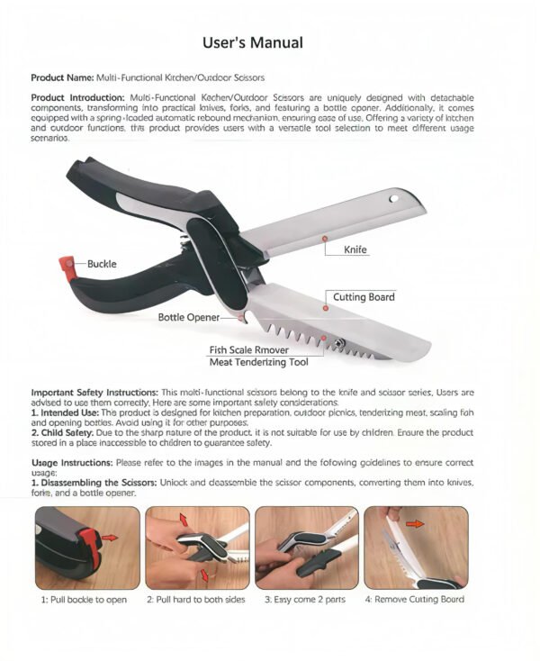Multi Functional Kitchen/Outdoor Scissor
